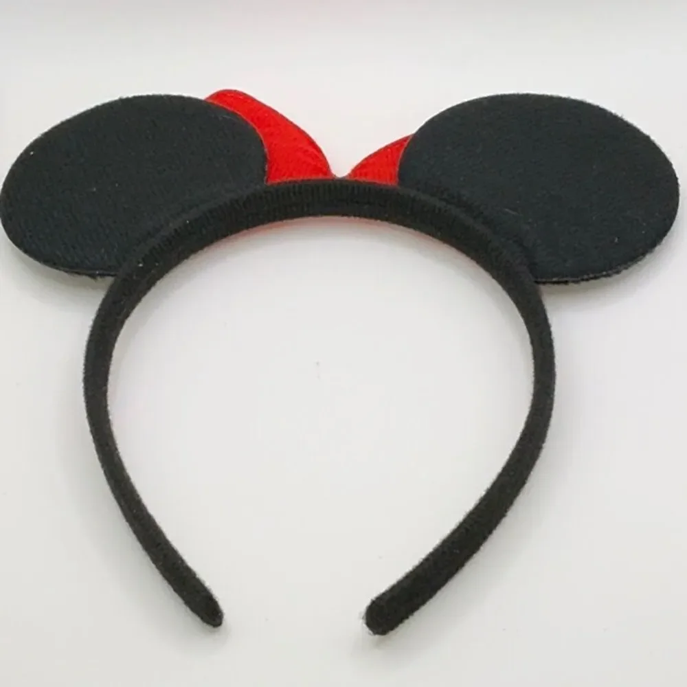 Red Polka Dot Mouse Ears Headband
